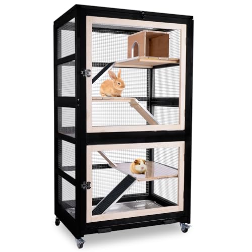 Large Chinchilla Cage Small Animal Enclosure with Chew