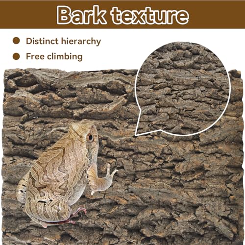4PCS Reptile Cork Bark Mat (【15.74 x 11.81 In】)