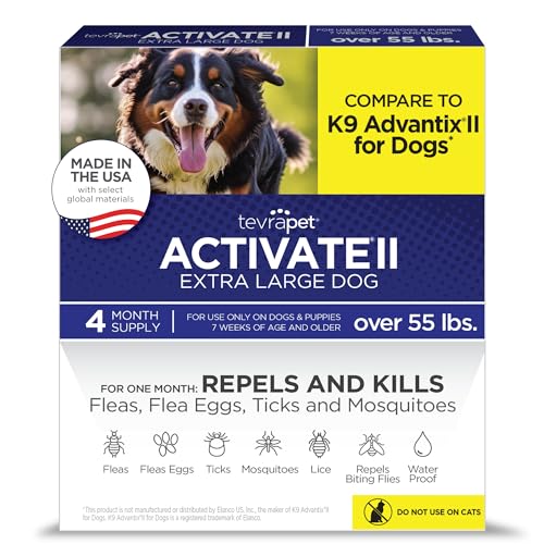 Activate II Flea and Tick Prevention for Extra Large Dogs 55+ lbs (X-Large)