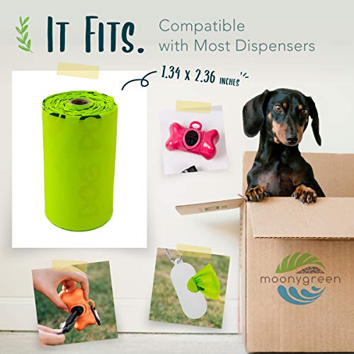 Certified Compostable Dog Poop Bag Rolls (240 Count (Pack of 1))