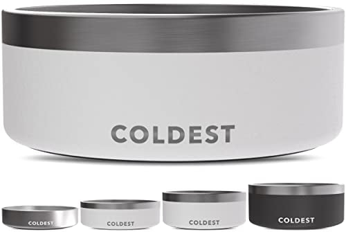 Coldest Dog Bowl (64 oz / Epic White)