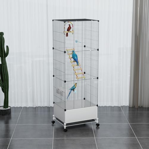 X Large Flight Bird Cage (14.2"L x 18.5"W x 53.2"H)