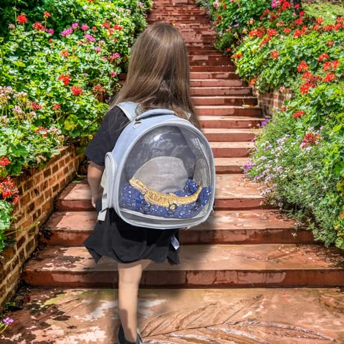 Hamster Backpack Carrier (Blue)