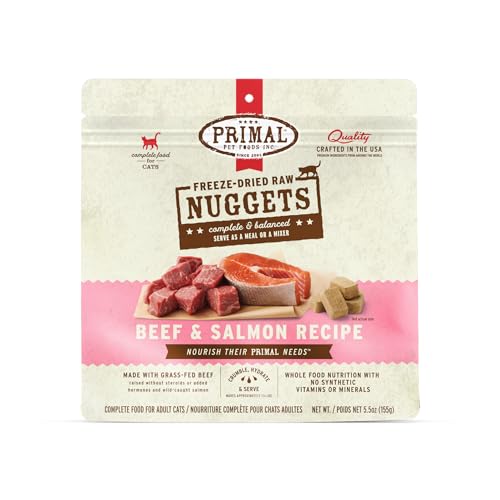 Primal Freeze Dried Raw Cat Food Nuggets (5.5 Ounce (Pack of 1))