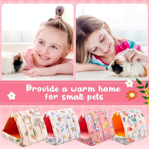 Guinea Pig Hideout Bed Washable House Cage (7.9 in / Cartoon)
