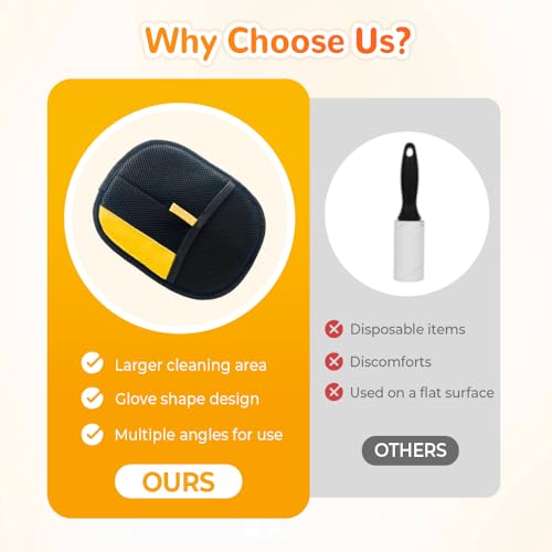 2025 Upgrade Pet Hair Remover Gloves