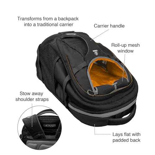 G Train Pet Carrier Backpack (Black)