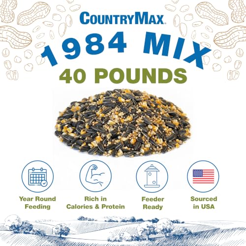 Backyard Seeds 40LB 1984 Heritage Mix Bird Seed Blend (1984 Mix / 40 Pound (Pack of 1))