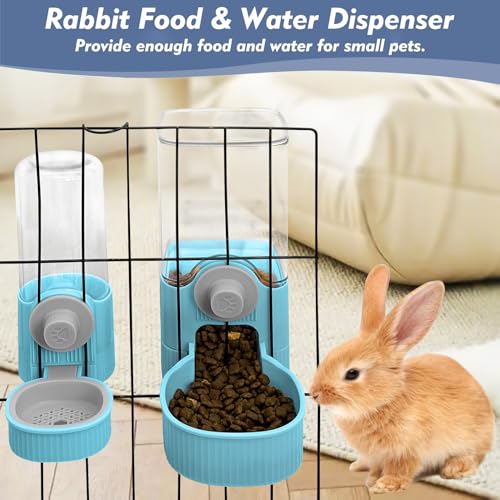 Rabbit Food Dispenser (Blue)
