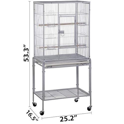53 Inch Bird Cage (White)