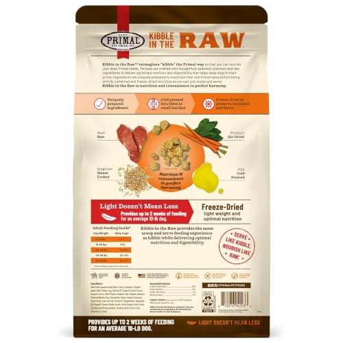 Primal Kibble in The Raw (1.5 Pound (Pack of 1))