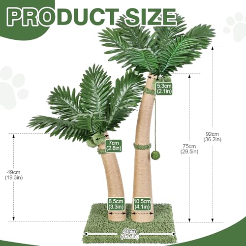 Palm Tree Cat Scratching Post (Style C)