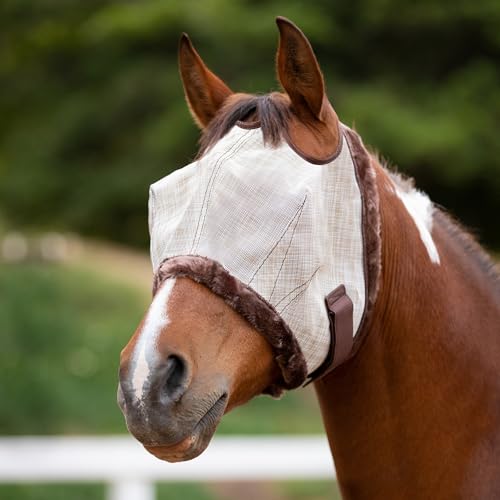 Kensington UV Fly Mask with Fleece Trim (500 - Desert Sand)