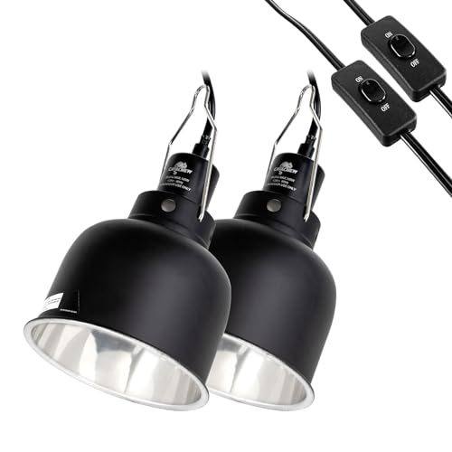 2 Pack Reptile Light Fixture (5.5in)
