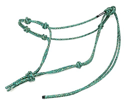 Horse Rope Training Halter (Turquoise Camo / Mule)