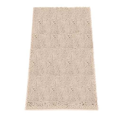 Absorbent Dog Door Mat for Muddy Paws (72"L x 36"W x 1" Th / Beige)