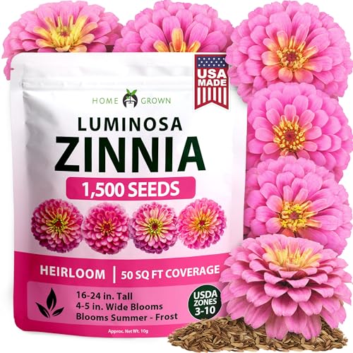 Zinnia Seeds Luminosa Pink