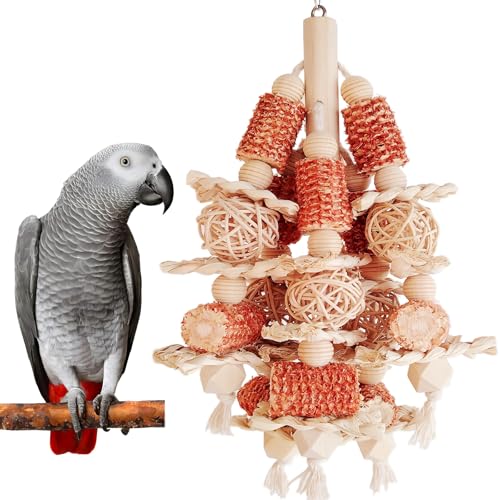 Bird Toys Natural Corn Stick Parrot Toys Hanging in Bird Cages