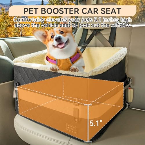 Dog Car Seats for Small Dogs (Black)