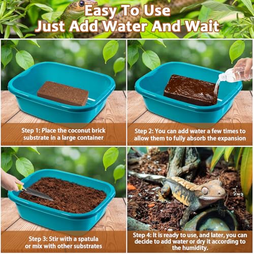 8 Pack Natural Coconut Fiber Substrate (8 pack)