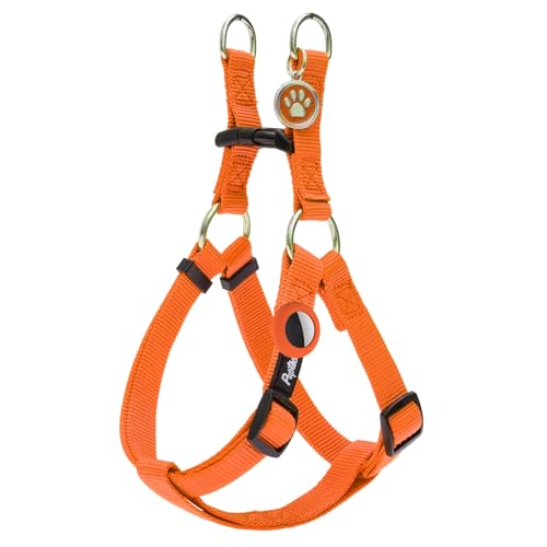 No Pull Dog Harness Large Sized Step (Orange / Large)