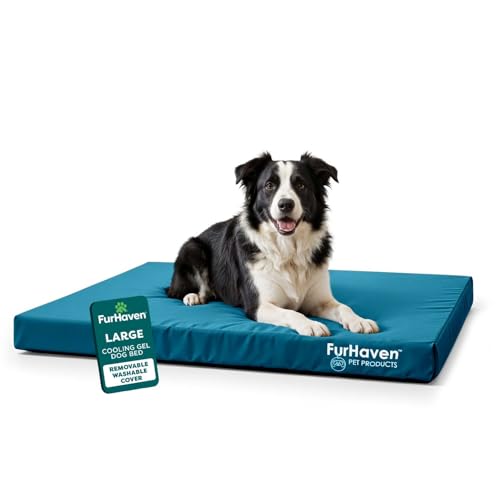 Water Resistant Orthopedic Dog Bed for Large Dogs (Large / Deep Lagoon)