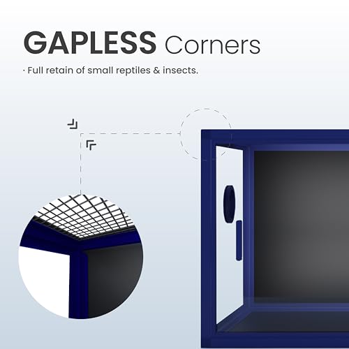 Stackable Reptile Enclosure (Dart Blue / 85 Gallon)