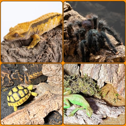 Reptile Cork Bark Bedding (1.4LB - L：4.72~7.87inch)