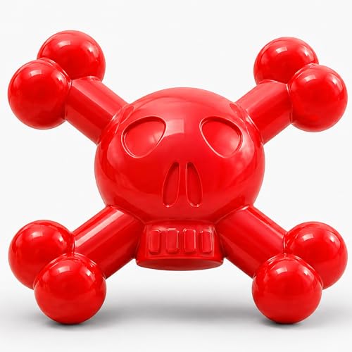 Dog Chew Toys for Aggressive Chewers (Red)