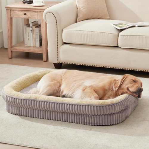 Orthopedic Dog Bed for Medium (Gray / 35"L x 28"W x 7.5"Th)