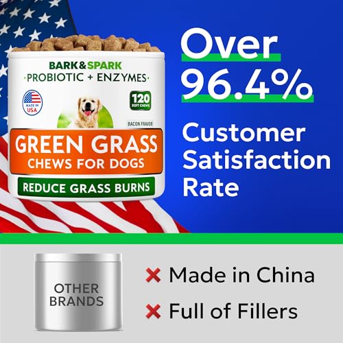 Green Grass Dog Chews (Green Grass / 120ct (Bacon))