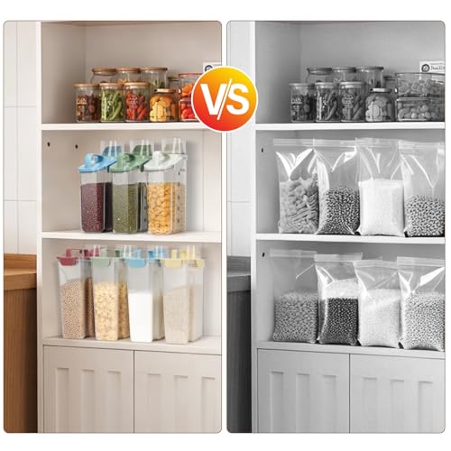 Airtight Rice Storage Container (Sky blue / 5L-1pack)