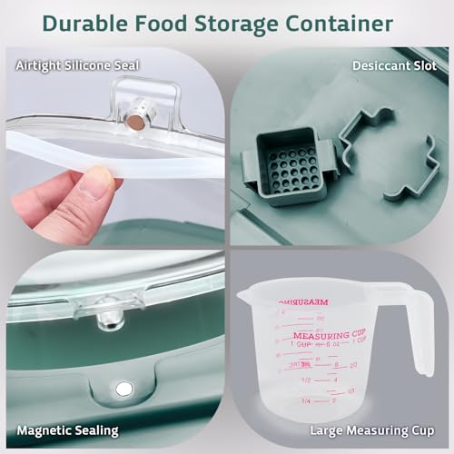 Rice Storage Containers (Green)
