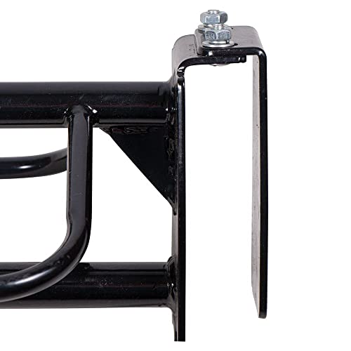 Saddle Rack with Pad Bar for Horse Enthusiast (Portable Rack w/Single Pad Rack / Black)