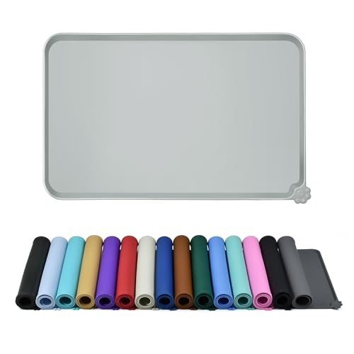 Silicone Pet Feeding Mat (Mist / 24" x 16")