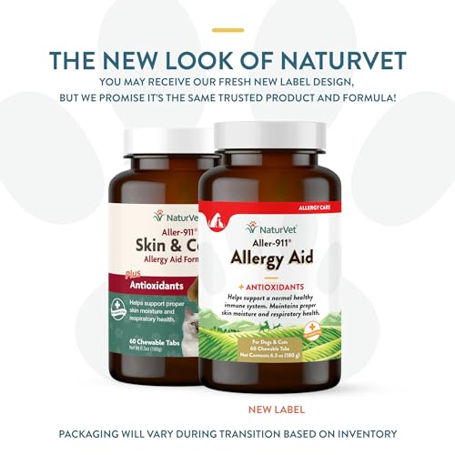 Aller 911 Advanced Allergy Aid for Dogs & Cats (60 Chewable Tablets / No Color)