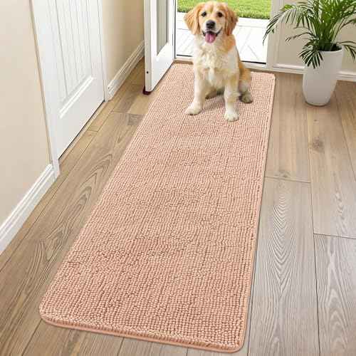 Dog Door Mat for Muddy Paws 70x24 (Peach / 70"X24")