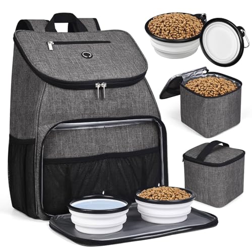 Dog Travel Bag (Grey-A)