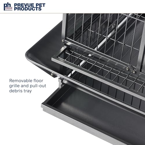 Prevue Hendryx Silverado Macaw Dometop Cage 3155S Silverado 46 (black)