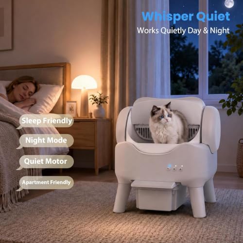 Self Cleaning Litter Box with APP