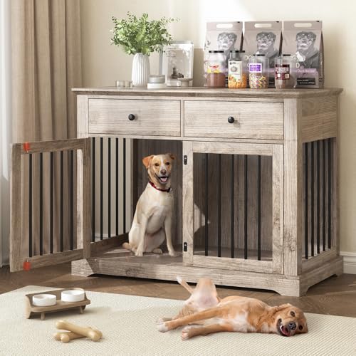 Dog Crate Furniture (Grey)