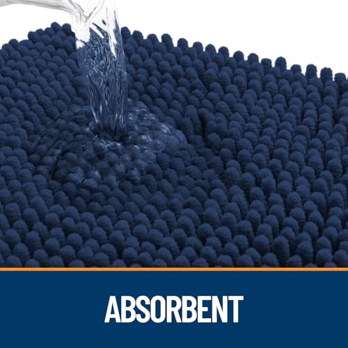 Dog Door Mat for Muddy Paws 48x30 (Dark Blue / 48" X 30")