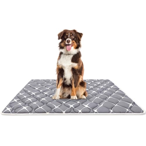 Dog Crate Mat (Gray / 59.0"L x 35.0"W)