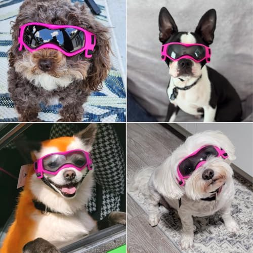 Medium Dog Goggles for Medium Breed UV (Medium / Pink)
