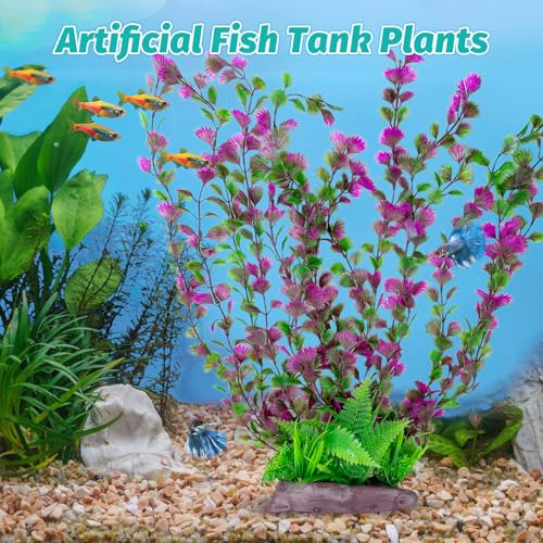 Aquarium Plastic Plants Extra Large Aquarium Plant 20.4 (B / 20.4 in)