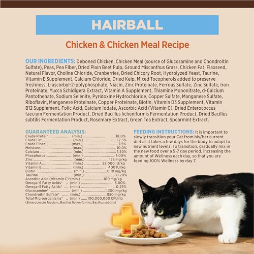 CORE+ Hairball Adult Dry Cat Food (4.75 Pound (Pack of 1))