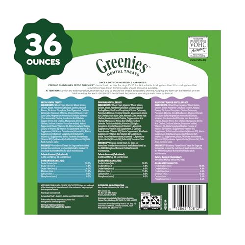Regular Dental Dog Treats (36 Count (Pack of 1))