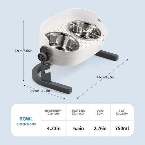 Elevated Dog Bowls (Large)