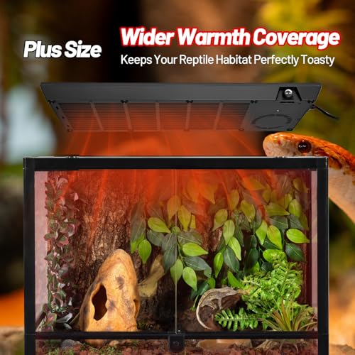 Reptile Heat Panel Adjustable Temperature Reptile Heating Plate (6" X 18")