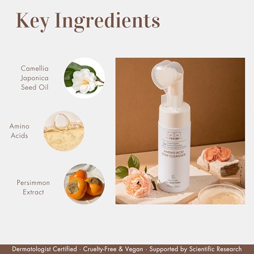 Premium Amino Acid Paw Cleanser with Silicone Bristle Brush for Dogs & Cats